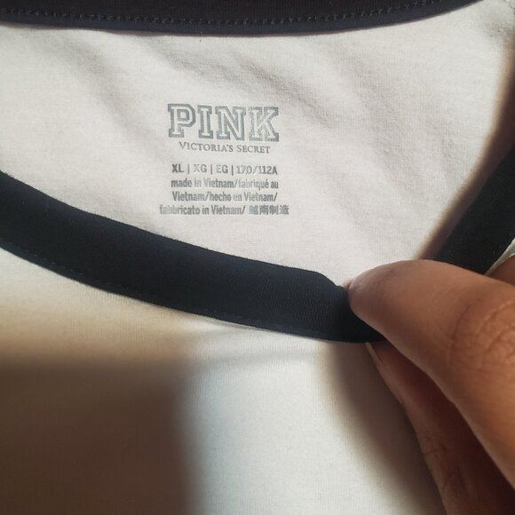 VS Pink cropped long sleeve - Picture 2 of 2